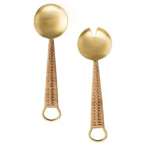 Ensemble de serveurs à salade vintage de qualité écologique avec poignées en marbre, compatible lave-vaisselle, couleur personnalisée - pour événements spéciaux, hôtels, stations balnéaires - Product Image 6