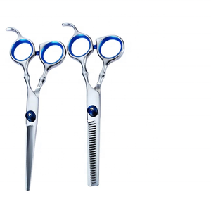 Vente en gros Nouvelle arrivée Coiffeurs professionnels Ciseaux de coiffeur Ciseaux amincissants pour la coupe de cheveux en acier inoxydable 440C - Product Image 1