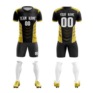 Tenue de football personnalisée de haute qualité, respirante, coupe-vent, anti-poussière, en polyester, unisexe, pour joueurs adultes - Product Image 1