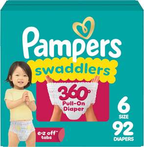 Couches-culottes Pampers Cruisers 360 - Taille 6, 104 unités, protection bébé jusqu'à 100 % anti-fuites - Product Image 2