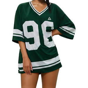 Nouvelle arrivée maillot de football américain surdimensionné de haute qualité respirant séchage rapide à manches courtes 100% polyester en gros - Product Image 6