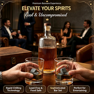 Juego de <span class=keywords><strong>Regalo</strong></span> de Vasos de Whisky SHUNSTONE con Botella de Whisky, <span class=keywords><strong>Dos</strong></span> Piedras y Caja de Madera, Juegos de <span class=keywords><strong>Regalo</strong></span> Corporativos Ejecutivos Personalizados - Product Image 6