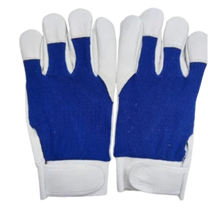 Gants de sport professionnels anti-impact Gants de sécurité pour les mains de construction à bande élastique en plusieurs couleurs-Bleu inclus - Product Image 2