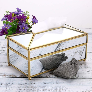 Caja de pañuelos de acrílico moderna, artesanías elegantes hechas a mano, caja de pañuelos de acrílico transparente personalizada, precio más bajo - Product Image 6