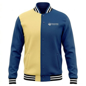 Blouson universitaire élégant pour homme en tissu respirant, léger et tendance, style streetwear 2026 - Product Image 1
