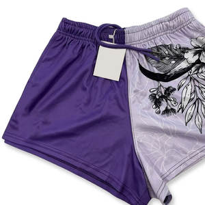 Shorts de rugby personnalisés en polyester de haute qualité, avec votre propre logo, poche zippée, sublimation - Product Image 4