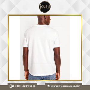 T-shirt d'été de haute qualité au design personnalisé pour hommes, coupe régulière professionnelle, confort par le fournisseur avec manches courtes - Product Image 2
