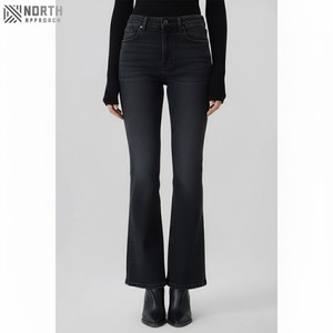 กางเกงยีนส์แฟชั่นผ้ายีนส์โอเวอร์ไซส์สำหรับผู้หญิงกางเกงยีนส์ลำลองขนาดใหญ่พิเศษระบายอากาศได้มีกระเป๋าระบายอากาศได้ดี - Product Image 3