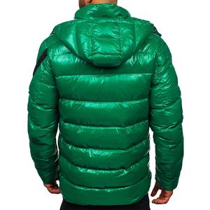 Offre Spéciale Nouveau Design Sweat à Capuche Bulle Personnalisé Hiver Garder au Chaud Veste Rembourrée Unie Hommes Doudoune - Product Image 3