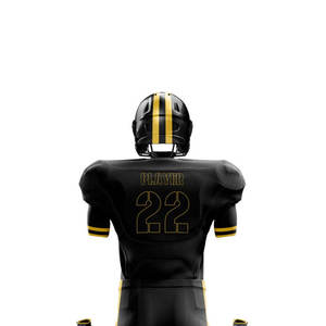 Uniforme de football américain de différentes couleurs et tailles Meilleure impression de logo Uniforme de football américain léger de haute qualité - Product Image 6