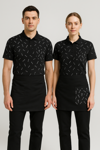 Camisetas Polo de Poliéster Suave de Primera Calidad, Uniformes de Manga Corta con Estampado Digital para Personal de Limpieza de Hoteles, Servicio OEM Unisex - Product Image 3