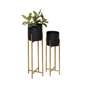 Pots de fleurs en métal de meilleure qualité pour la maison et le jardin, Pots de décoration extérieure et intérieure avec laiton Antique - Product Image 6