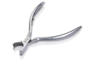 OMI Ensemble manucure et pédicure NL-103 de marque d'exportation de qualité supérieure Pinces à ongles en acier inoxydable Finition grise Soins des cuticules Entretien des ongles - Product Image 5