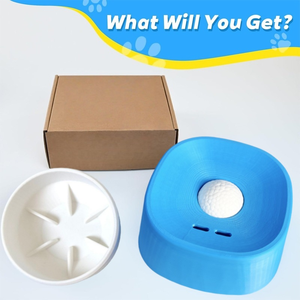 Comedero Lento para Perros con Bola Rodante, Antiderrames, para Caldo de Huesos, Yogur, Puré, Alivio de la Ansiedad, Juguete para Mascotas - Product Image 6