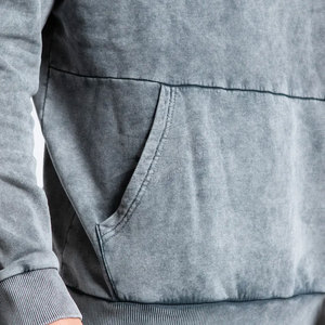 Sweat à capuche léger et respirant pour homme, style streetwear, délavé à l'acide, idéal pour l'hiver - Product Image 6