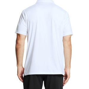 Camiseta de Golf de Punto Personalizable de Alta Calidad para Hombre, Tecnología de Secado Rápido, Manga Corta, Material de Spandex/Poliéster, Color Sólido - Product Image 3