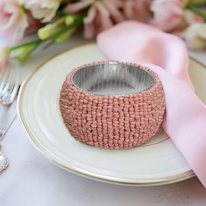 Handmade Beaded <b>Napkin</b> Rings Special Occasions Glitz Dinning Table Decor <b>Easter</b> Spring Summer Pastel Colour <b>Napkin</b> Rings Summer - Product Image 6