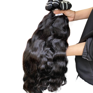 Meilleure vente 100% vierge vietnamien cambodgien naturel vague Machine Double trame Extensions de cheveux humains - Product Image 5