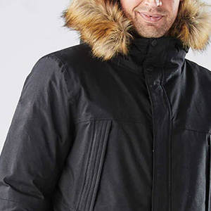 Vestes parka d'hiver chaudes pour hommes en vente en ligne, couleur unie, à capuche, décontractées, épaisses, chaudes, streetwear - Product Image 6