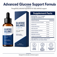Solution Avancée 8-en-1 pour le Soutien Glycémique avec Acides Alpha-Linoléniques et Acides Gynémiques – Gouttes Quotidiennes pour l'Équilibre Métabolique – ODM, Vente en Gros, OEM