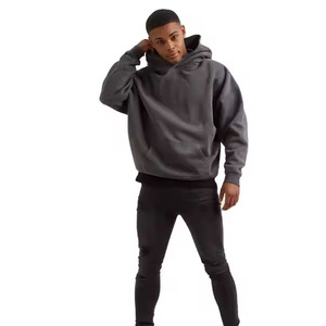 เสื้อฮู้ดผ้าฝ้ายผสมมีฮู้ดพิมพ์ลายสีและดีไซน์ตามสั่ง - Product Image 5