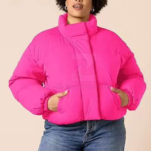 Chaqueta Acolchada para Mujer, Diseño Popular, para Invierno, Transpirable, Ecológica, Impermeable, Personalizable por Delante, Largo Regular - Product Image 2