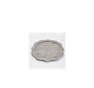 Plateau de chargeur en bois rond en bambou Acacia assiette de chargeur en bois pour les aliments et les collations et à la main prix bas - Product Image 2