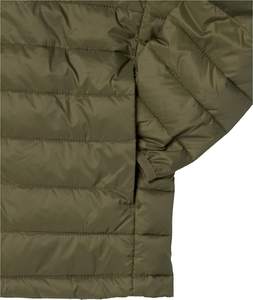 Chaqueta Acolchada con Capucha y Cierre para Hombre, con Logotipo Frontal, Manga Larga, Cálida, Ligera, Informal, Rellena de Algodón - Product Image 3