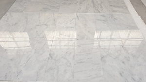Muestras pequeñas de mármol blanco Carrara pulido de 20x20 cm para pavimentación de exteriores e interiores, adoquines para entradas de vehículos, fabricado en Turquía, para jardín. - Product Image 2