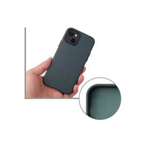 Coque en silicone anti-traces de doigts bleu marine de qualité supérieure Netzy SAFA Eyzi Series pour iPhone 13 Mini, protection arrière rectangulaire - Product Image 3