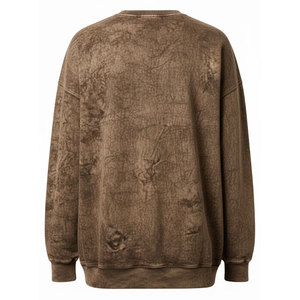 Sweat-shirt décontracté à coupe régulière, fabriqué en tissu polaire doux, 100% coton, écologique, pour le streetwear d'hiver et le confort quotidien - Product Image 2