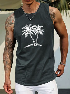 Camiseta sin Mangas de Punto para Hombre de Alta Calidad, Impresión por Sublimación, Servicio OEM, Último Diseño, Talla Grande, Antipilling, Estilo Urbano - Product Image 6