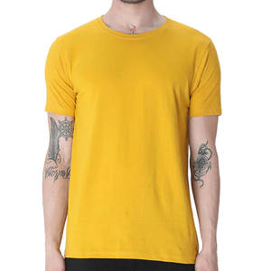 T-shirts Slim Fit col rond 100% coton pour hommes - Product Image 4