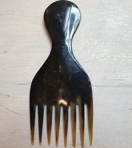 หวีเขาควายสำหรับดูแลเส้นผมและมีสไตล์คุณภาพสูง - Product Image 1