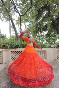 Festival Designer High Demand Gorgeous Impresionante con estilo Impreso Lehenga Choli para mujeres Colección étnica de ropa India - Product Image 5