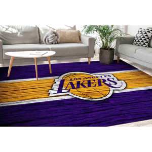 Tapis imprimé violet - Antidérapant, fin, pour la décoration de la cave des hommes, le basketball, le couloir, la salle de sport, la fête de déménagement, le mariage, tapis doux non tissé - Product Image 1