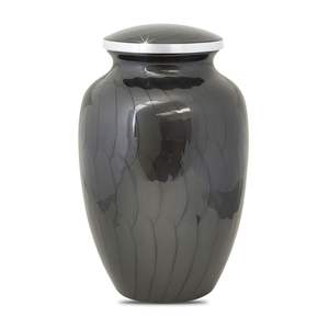 Urne funéraire en aluminium de 10 pouces pour cendres humaines, urne commémorative pour adulte, urnes en marbre vert - Product Image 3