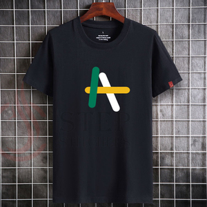 Camiseta de manga corta ajustada para hombre, Camisa de algodón 100% con estampado de tu logotipo - Product Image 6