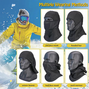 Masque cagoule avec logo personnalisé, service OEM chaud et respirant parfait pour les sports d'hiver, la moto et les aventures en plein air - Product Image 4