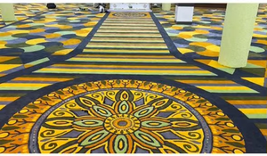 Alfombra rectangular grande de lana Natural 100%, diseño moderno Simple, bordado 3D de lujo, 9x12, juegos de alfombras para entrada de oficina en casa - Product Image 1