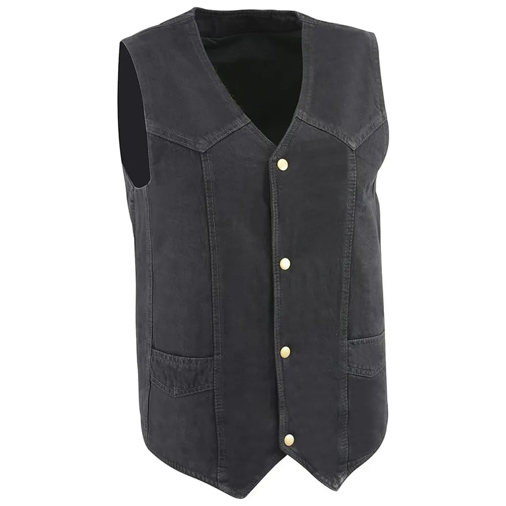New 100% Premium Quality leather vest Standard western style men leather vest outwear vest