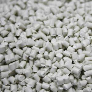 Approvisionnement en vrac Meilleure PCR Post-consommation PS HIPS Résine plastique Granules blancs recyclés Qualité d'injection - Product Image 1