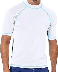 100 pour cent polyester à manches longues adulte Rash Guard chemise anti-UV confortable et durable vêtements pare-soleil - Product Image 4