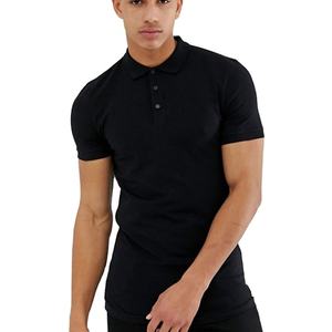 Slim Fit Half Sleeve Golf <b>for</b> <b>Polo</b> <b>Shirt</b> <b>for</b> <b>Men</b> Custom <b>Black</b> Fashion Style 100% Cotton Canvas Material Solid Pattern Design - Product Image 1