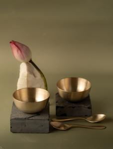 Bol en métal de haute qualité, élégant centre de table décoratif pour la salle à manger, le salon, la cuisine et l'affichage à domicile - Product Image 3