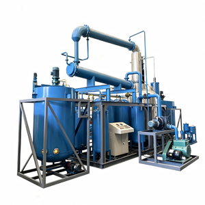 Usine de distillation d'huile usagée facile à utiliser pour la production d'huile de base et de diesel - Product Image 1
