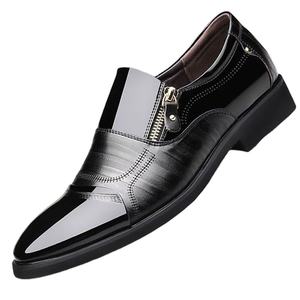 Zapatos formales de negocios _ 2025 Nuevos Zapatos de vestir de cuero de vaca Four Seasons Moda Ocio Negocios - Product Image 1