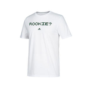 Camisetas y camisetas deportivas Adidas Rookie Basketball para hombre Color: Blanco/Blanco 100% auténtico - Product Image 1
