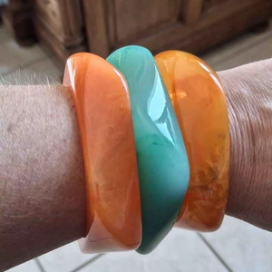 Pulseras y Brazaletes de Resina para Mujer, Nueva Colección, Joyería Estilo Ángel para Fiestas y Bodas, Alta Calidad - Product Image 1