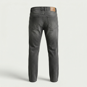 กางเกงยีนส์เดนิมทรงกระบอกเข้ารูปสำหรับผู้ชาย ยี่ห้อ Tad Sourcing รุ่น Stonewashed เอวกลาง ผ้าฝ้าย สไตล์ลำลอง - Product Image 2
